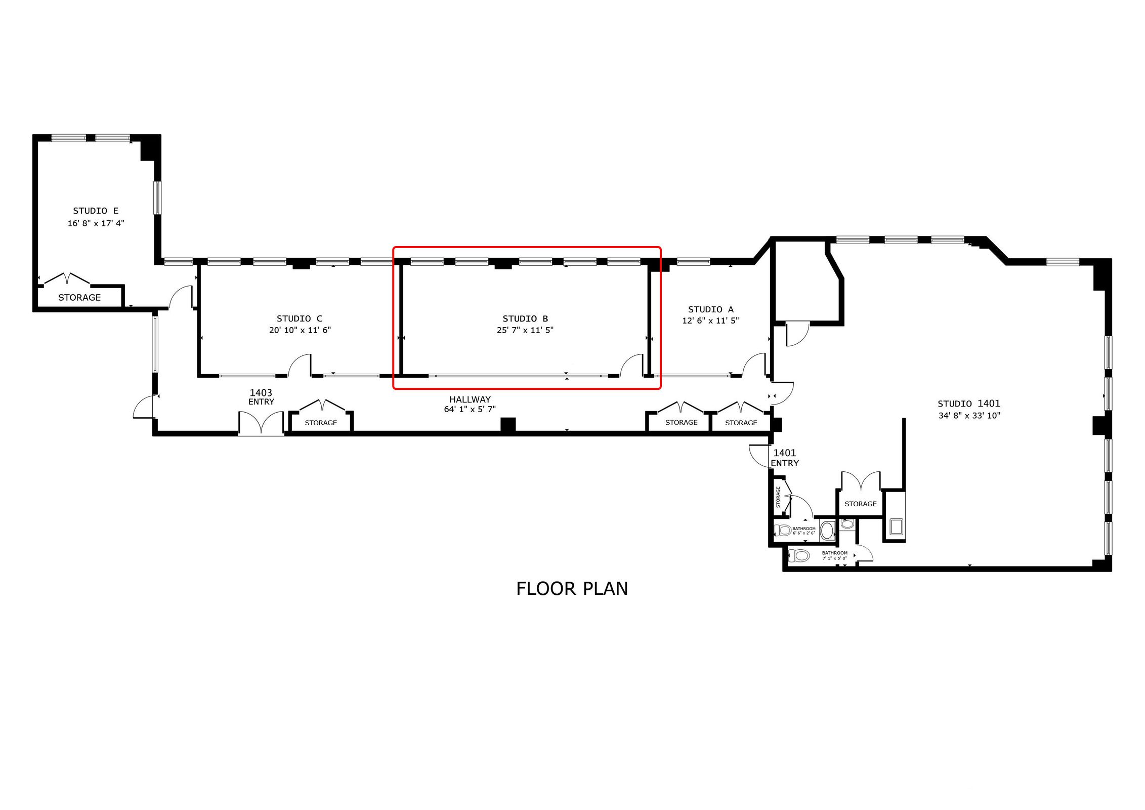 Office and Meeting Space, Suite 1403 B, photo 2 of 12