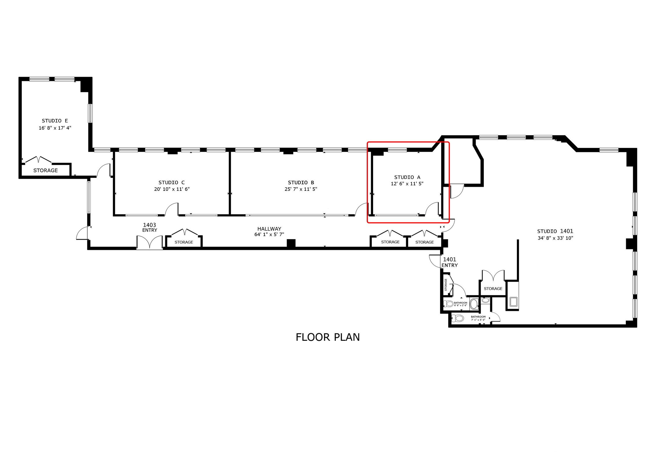 Private Office for small meetings, Midtown West Suite 1403 A, photo 2 of 7