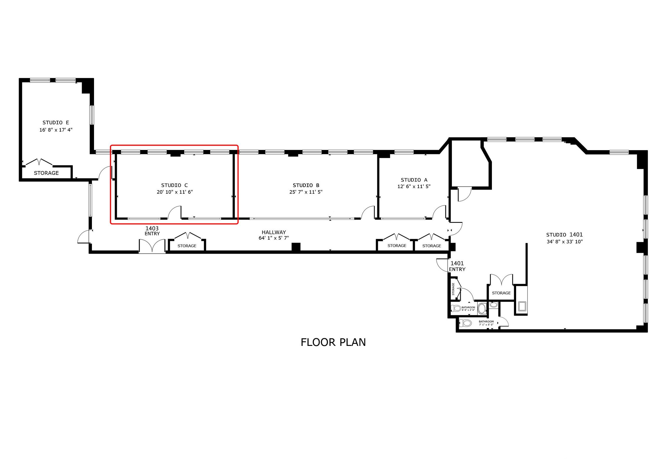 Office and Meeting Space, Suite 1403 C, photo 2 of 10