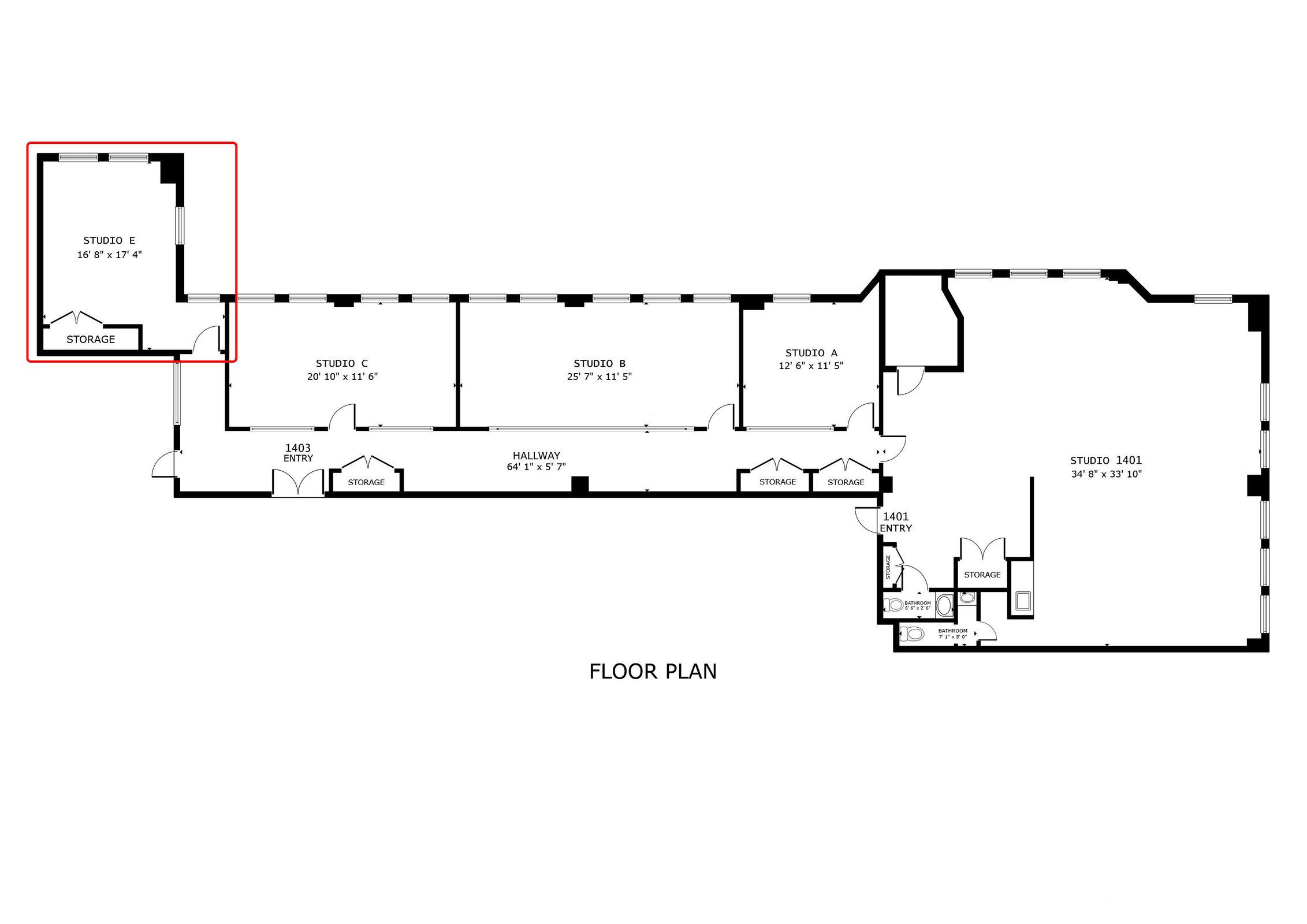 Office and Meeting Space, Suite 1403 E, photo 2 of 7