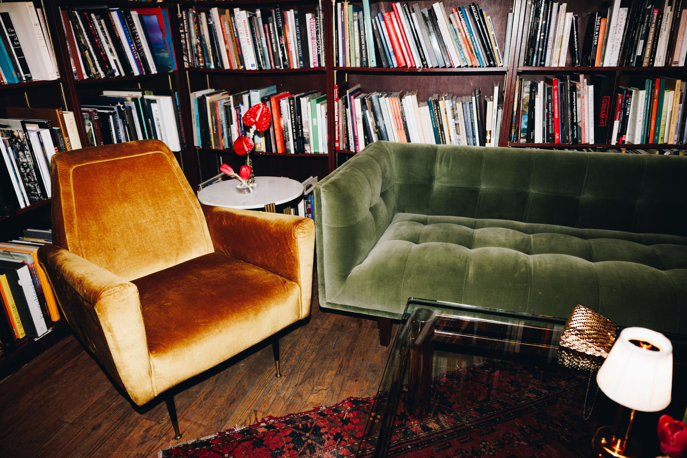 Historic SoHo Bookstore with Mahogany Bookshelves and Spiral Staircases, photo 3 of 10