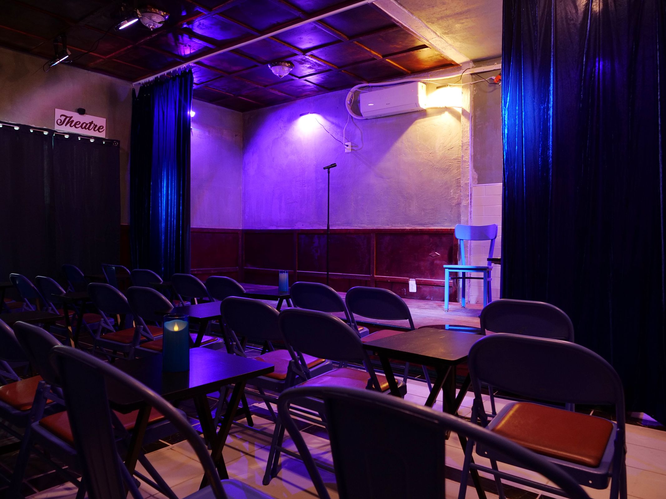 Theater and Cafe on second floor of Brooklyn Bathhouse, photo 2 of 3